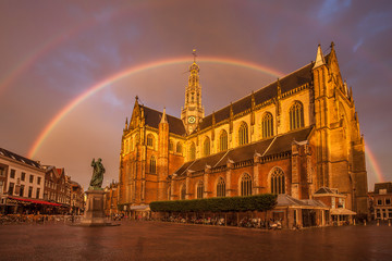 Obraz premium Double rainbow