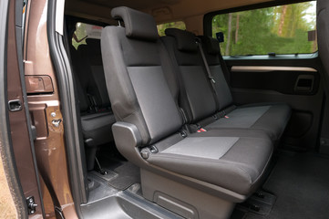Seats in minivan