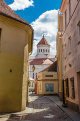 Uliczka Wilna, widok na Sobór © fotozen