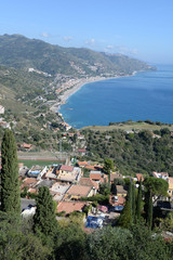 Küste bei Taormina, Sizilien