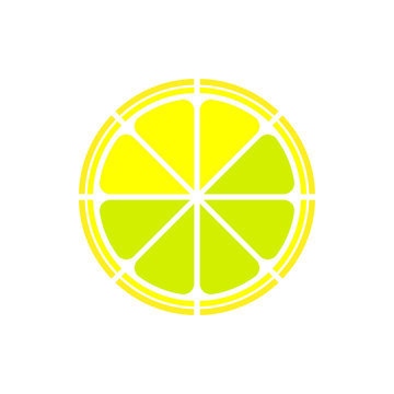 Lemon flat icon.