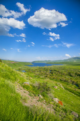 Obraz premium Beautiful summer mountain lake