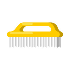 washing brush isolated. Cleaning accessory. Cleaner object