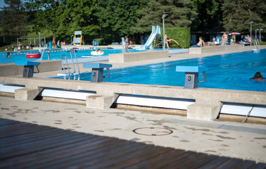 Fototapeta premium Outdoor swimming pool