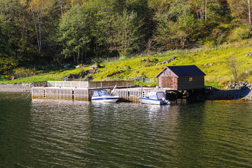 Fototapeta na wymiar Sognefjord scenery, Norway, Scandinavia