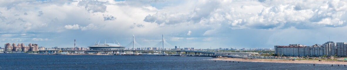 Fototapeta na wymiar Panorama Sankt Petersburg (Санкт-Петербург) Nordwestrussland (Северо-западный федеральный округ) Russland (Россия)