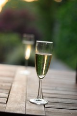 Drinking wine