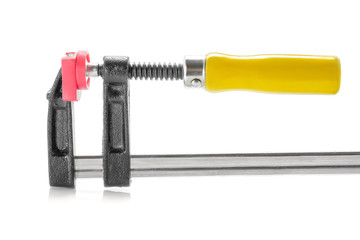 Clamp tool isolated on white background