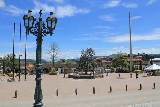 Parque De La Independencia. Abejorral, Antioquia, Colombia.