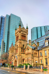 Fototapeta na wymiar St Andrew's Presbyterian church in Toronto, Canada