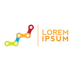 Isolated business logo on a white background, Vector illustration