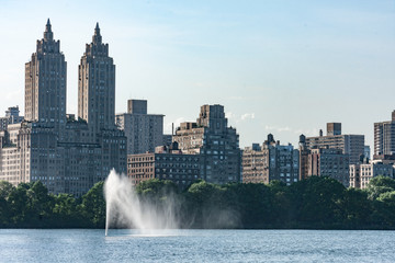 New York buildings seen from the river