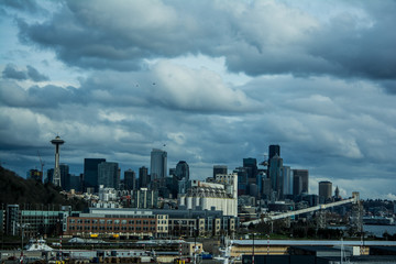 Fototapeta na wymiar Seattle from the North