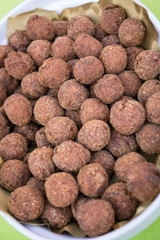 Italian dish of meatballs