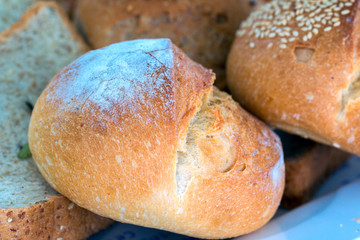 loaf of bread close up