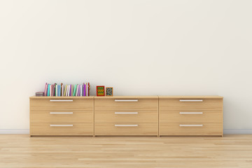 Hallway.3d render interior. © style67