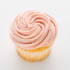 cupcake isolated ower white background