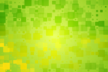Green yellow shades glowing various tiles background