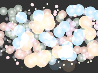 Abstract  colorful circular background. Vector illustration.