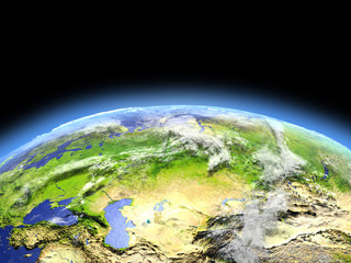 Western and central Asia from space