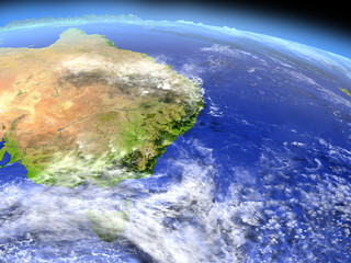 East coast of Australia from space