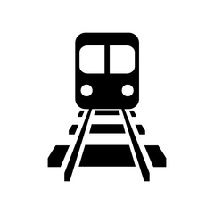 Railway icon, vector design