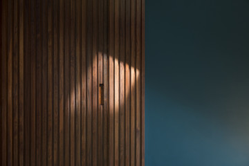 Wooden Panel Wardrobe Door By Ocean Blue Wall
