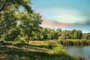 Старый пруд в лесопарковой зоне © chingis61