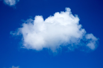 Fototapeta premium Blue sky with white clouds