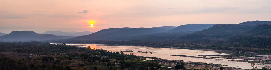 River sunrise