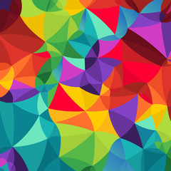 vector illustration of triangle  Multicolored Background