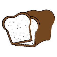 Fresh and delicious bread icon vector illustration graphic design