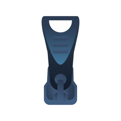 Zipper symbol icon vector illustration graphic design