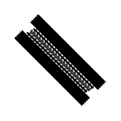 Zipper symbol icon vector illustration graphic design