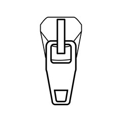 Zipper symbol icon vector illustration graphic design