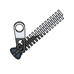 Zipper symbol icon vector illustration graphic design