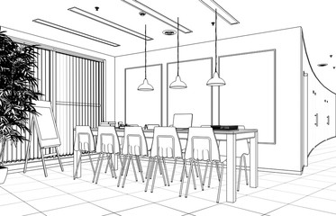 Besprechungsarea (Zeichnung)