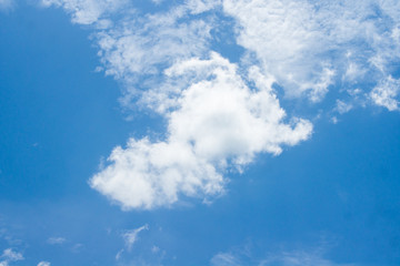 Fototapeta premium Blue sky with white clouds