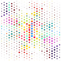 vector illustration of circle  Multicolored Background