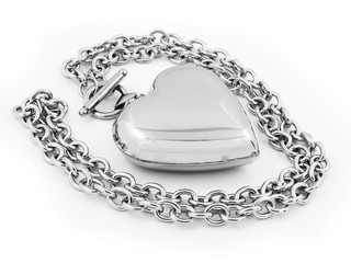 Necklace Heart - Stainless Steel