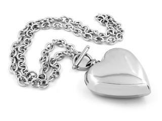 Necklace Heart - Stainless Steel