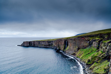 Paesaggio naturale in islanda 