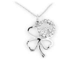 Silver Clover Necklace © jandix2