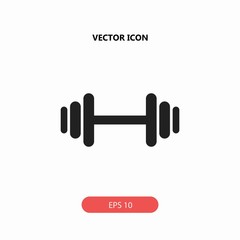 dumbbell vector icon
