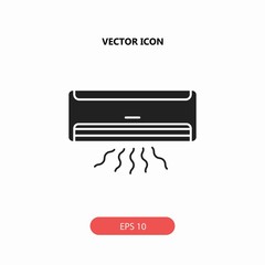 air conditioner vector icon
