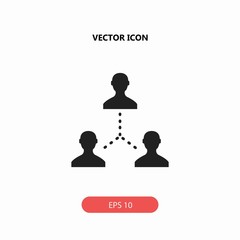 networking vector icon