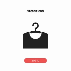 clothes hanger vector icon
