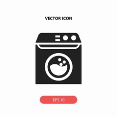 washing machine vector icon