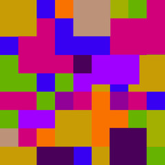 Vector background with color squares