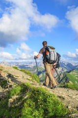 Wanderung mit herrlicher Aussicht am Nebelhorn im Allgäu